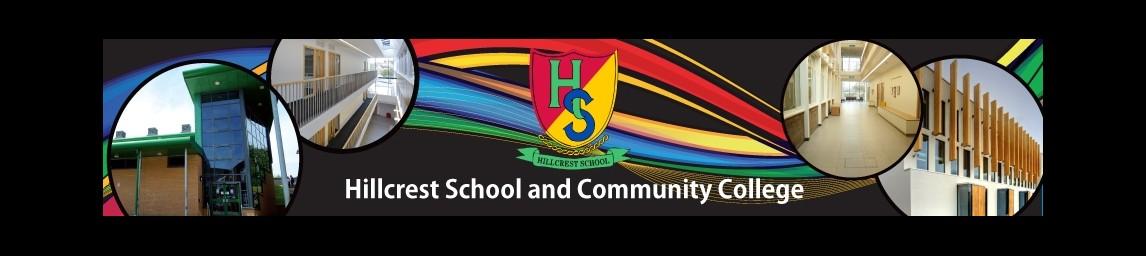 The Hillcrest School and Community College banner
