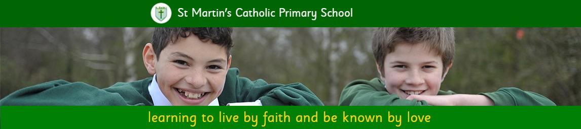 St Martin's Catholic Primary School banner