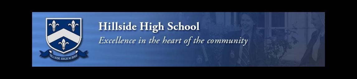 Hillside High School banner