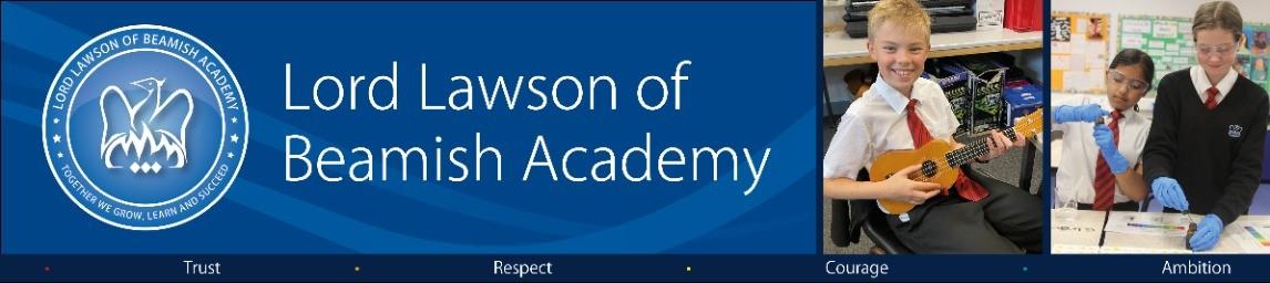 Lord Lawson of Beamish Academy banner
