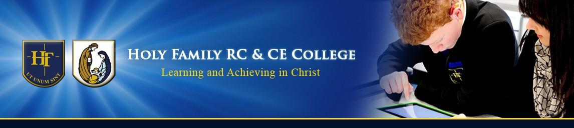 Holy Family RC & CE College banner
