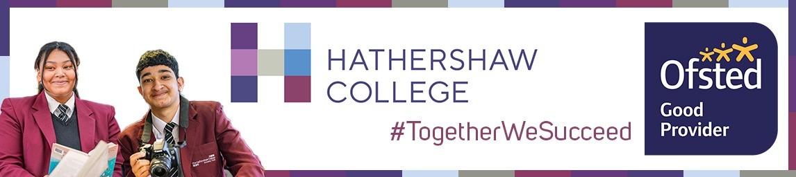 The Hathershaw College banner