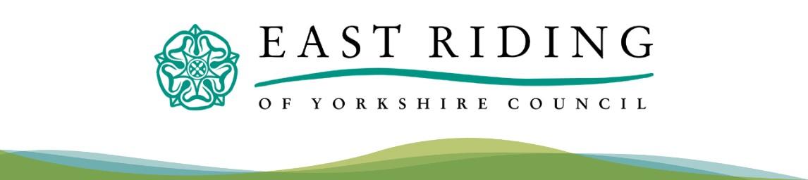 East Riding of Yorkshire Council banner