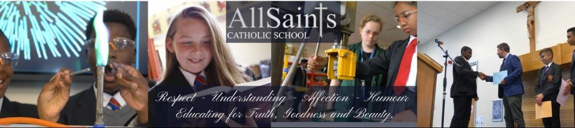 All Saints Catholic School banner