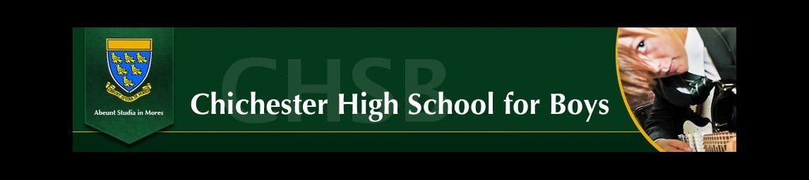 Chichester High School for Boys banner