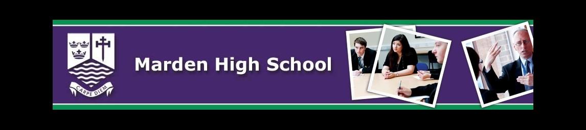 Marden High School banner