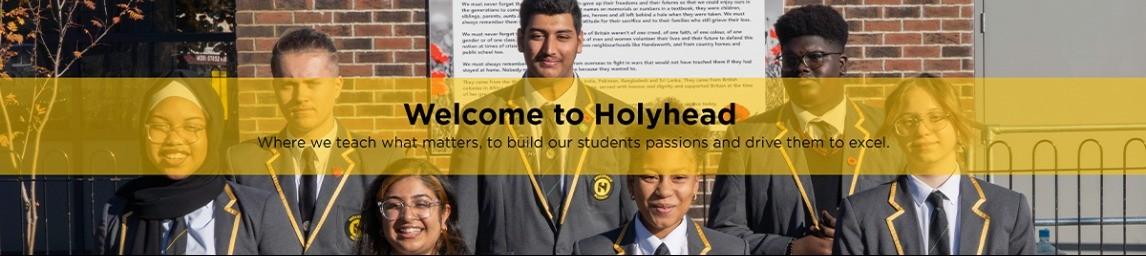 Holyhead School banner