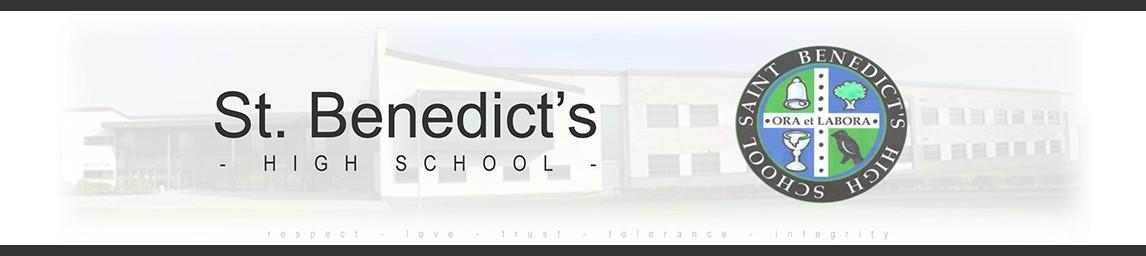 St Benedict's High School banner