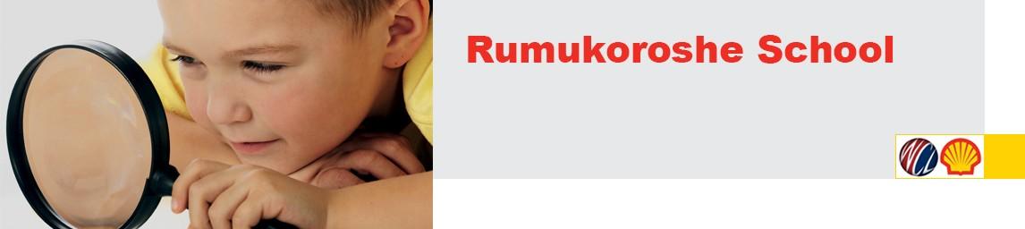 Rumukoroshe School banner