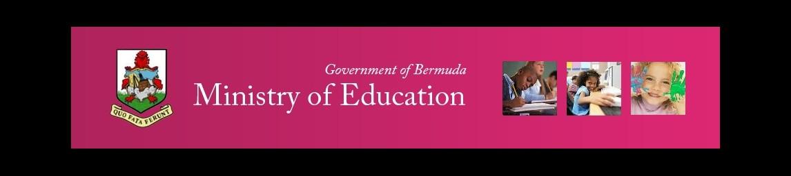 Ministry of Education, Government of Bermuda banner