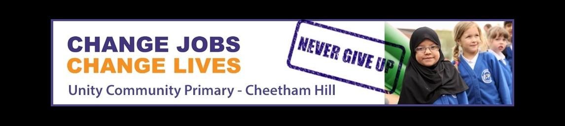 Unity Community Primary- Cheetham Hill banner