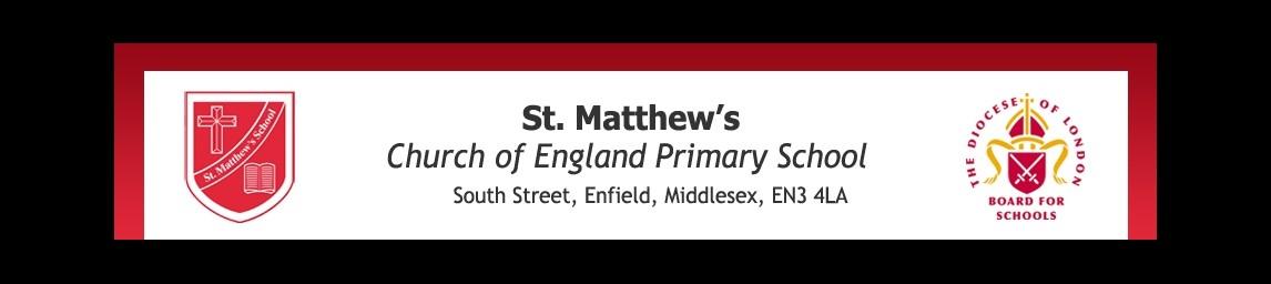 St Matthew's CofE Primary School banner