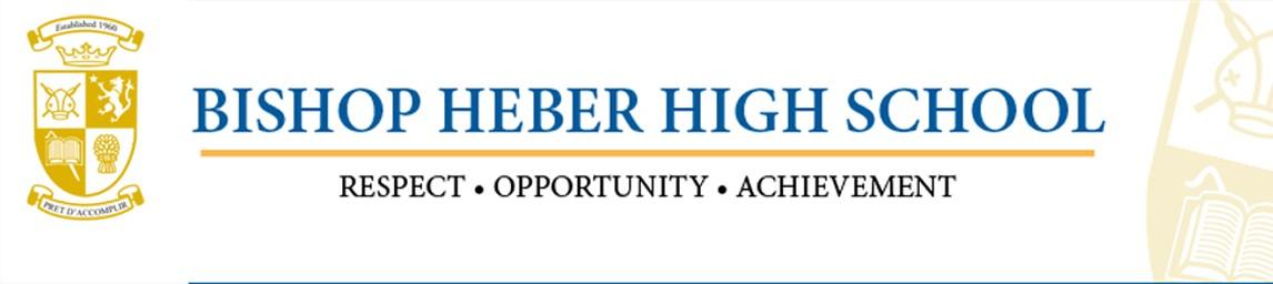 Bishop Heber High School banner