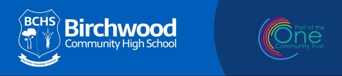 Birchwood Community High School banner