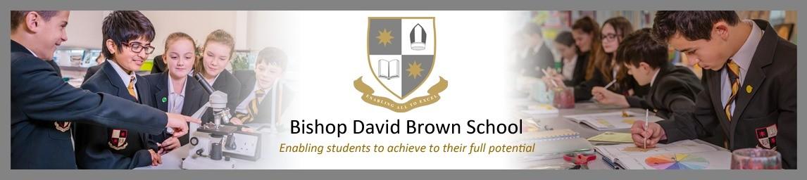 Bishop David Brown School banner