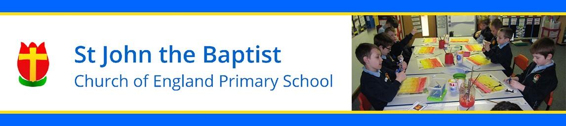 St John The Baptist CE Primary School banner