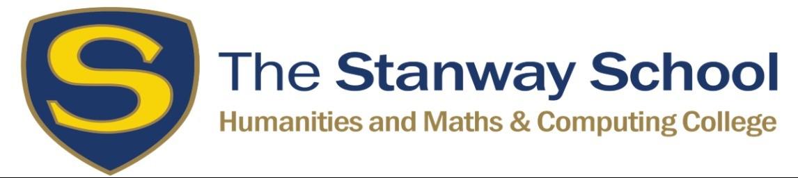 The Stanway School banner
