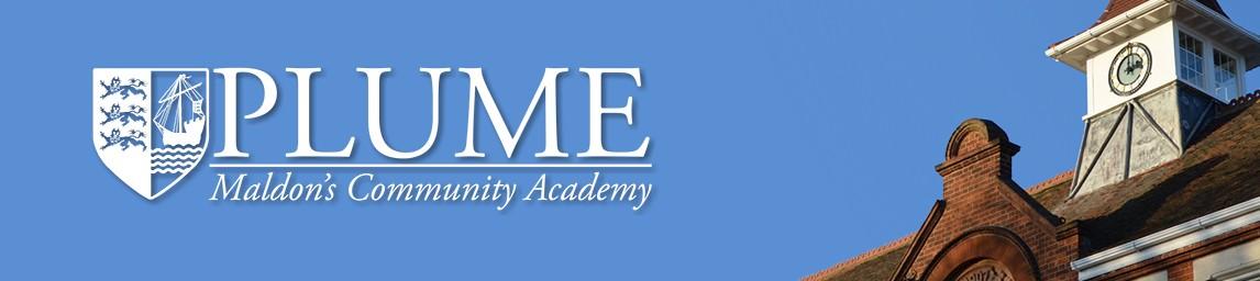 Plume, Maldon's Community Academy banner