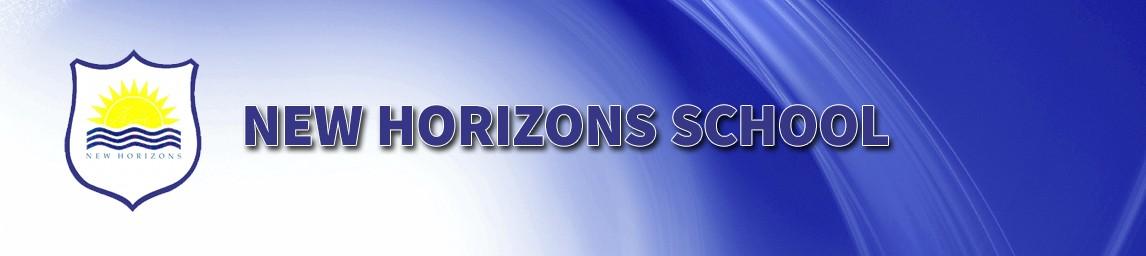 New Horizons School banner