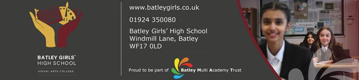 Batley Girls' High School banner