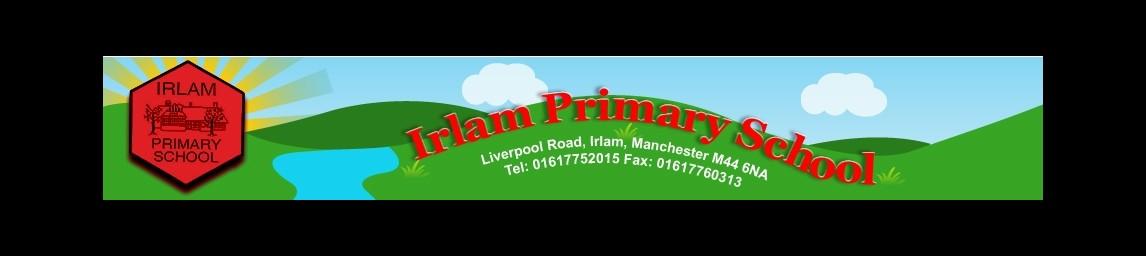 Irlam Primary School banner