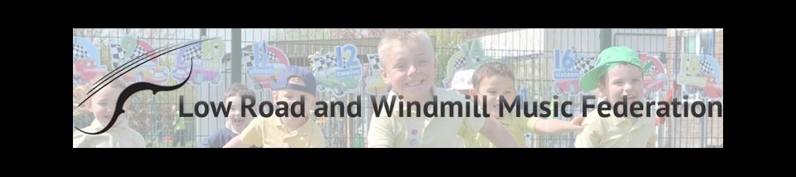 Low Road & Windmill Music Federation banner