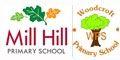 The Federation of Mill Hill and Woodcroft Primary Schools logo